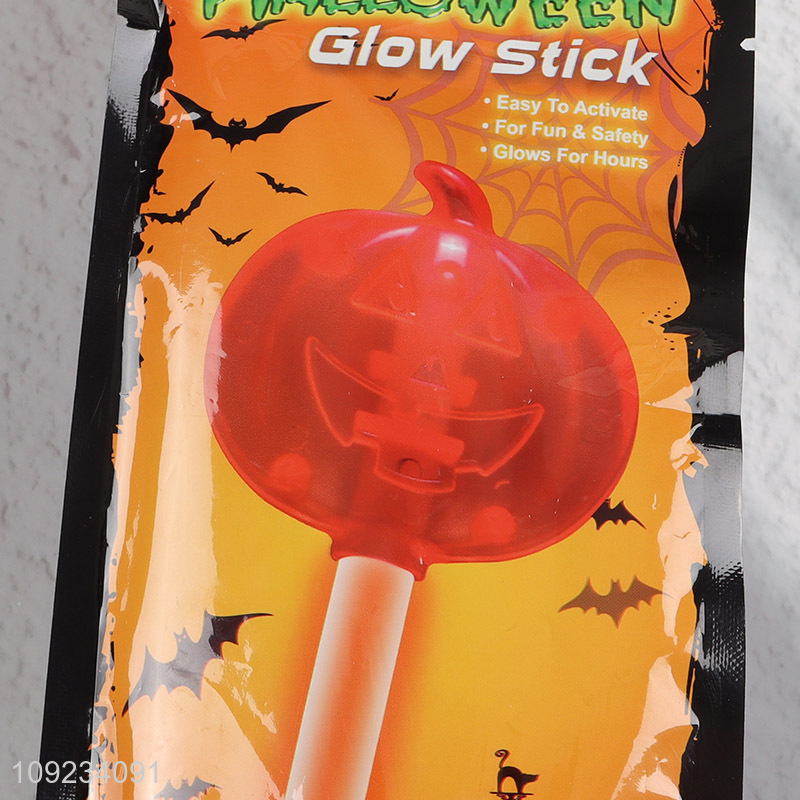 Wholesale Glow Stick Pumpkin Glow in The Dark Halloween Party Favors