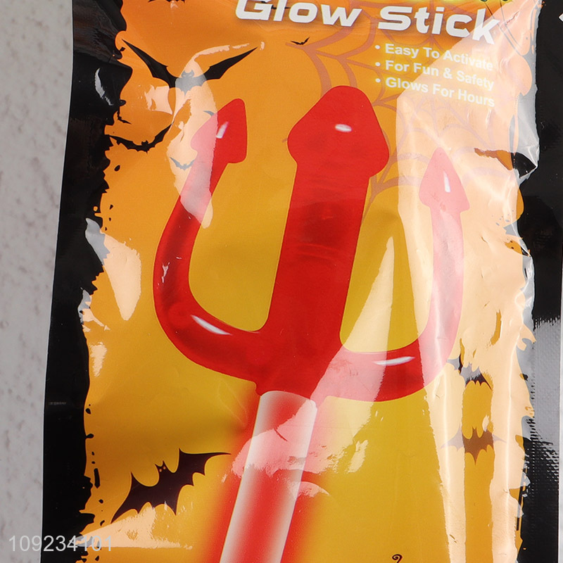 New Product Glow Stick Trident Halloween Party Favors for Kids
