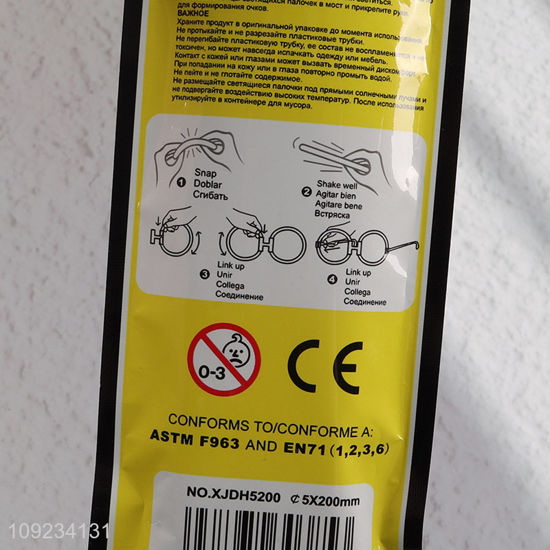 Factory Supply Glow in The Dark Eyeglasses Light Up Party Supplies