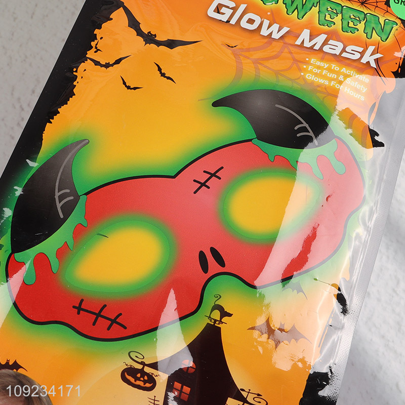 Wholesale Halloween Glow Mask Glow in The Dark Halloween Party Supplies