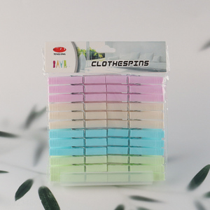 Popular products non-slip plastic clothes pegs clothes clips set