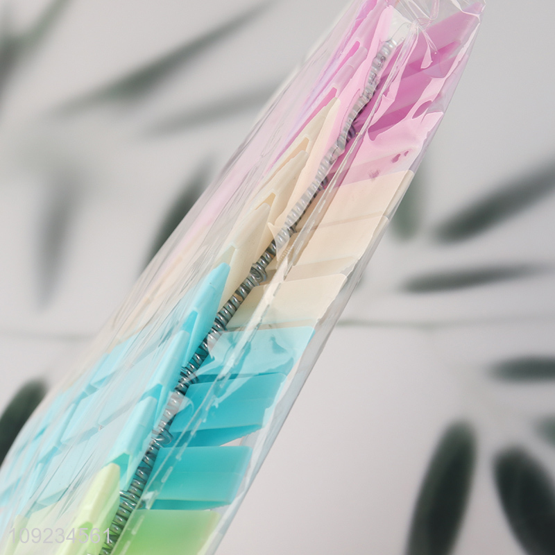 Popular products non-slip plastic clothes pegs clothes clips set