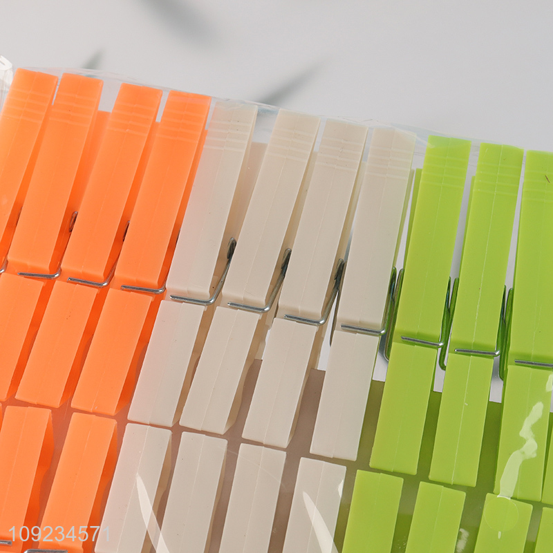 Low price anti-slip household plastic clothes pegs clothes clips