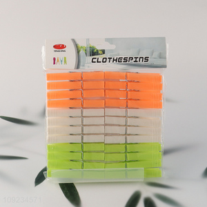 Low price anti-slip household plastic clothes pegs clothes clips