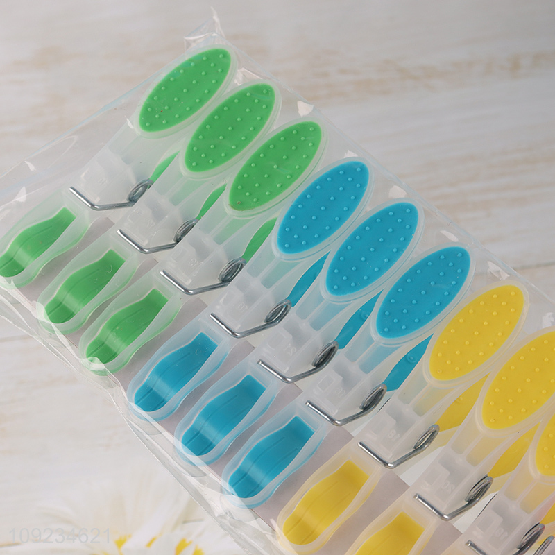 Good selling multicolor plastic clothes pegs clothes clips wholesale