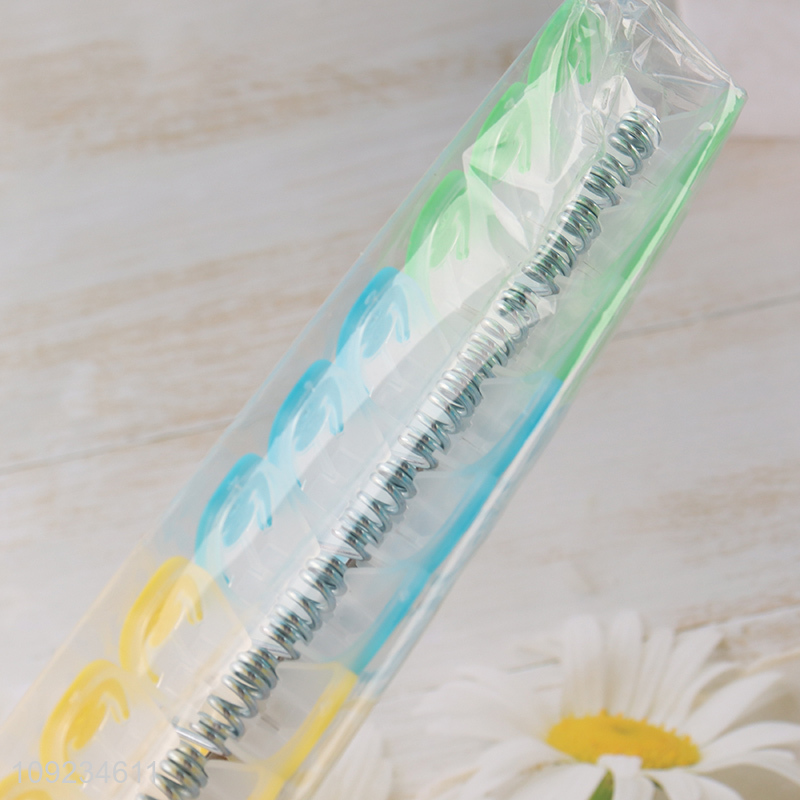 Factory price multicolor non-slip plastic clothes pegs clothes clips for sale