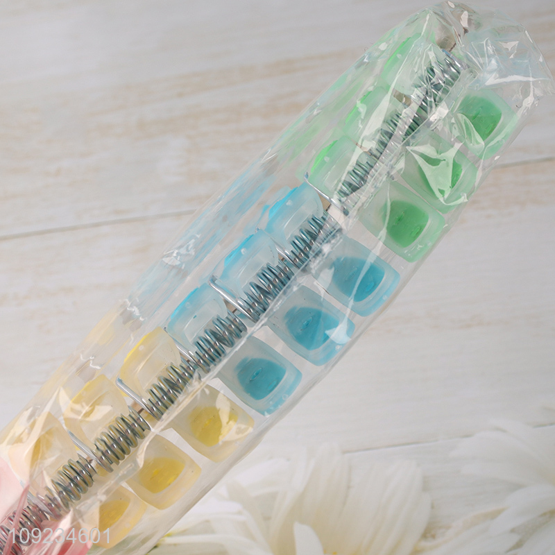 Low price multicolor plastic clothes pegs clothes clips set for home