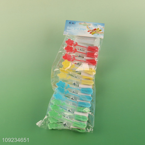 High quality multicolor non-slip plastic clothes pegs clothes clips