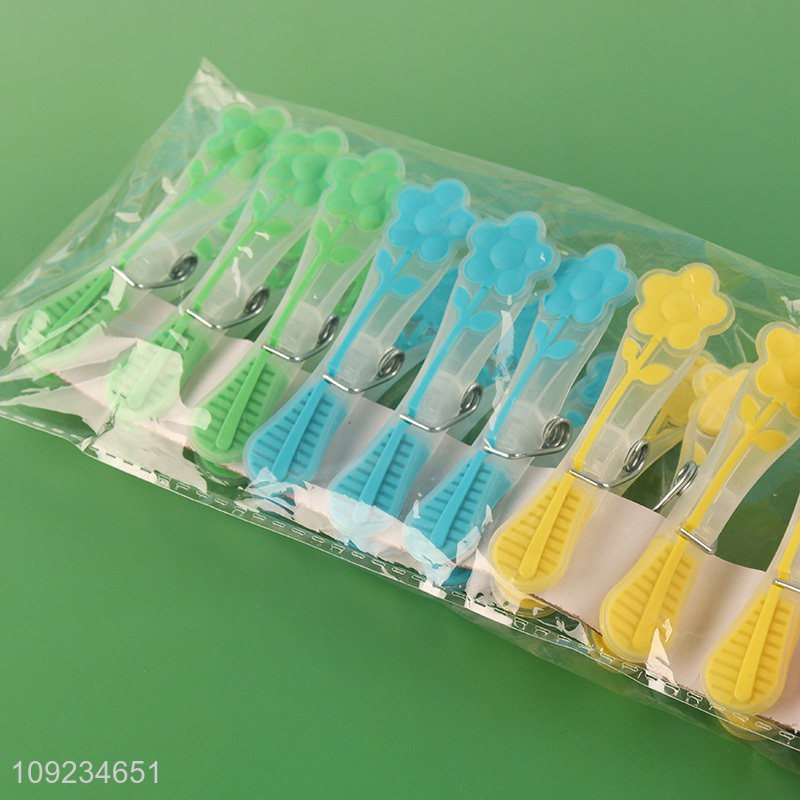 High quality multicolor non-slip plastic clothes pegs clothes clips