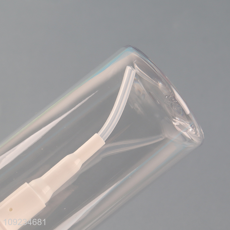 Hot products portable clear plastic nail polish remover bottle empty bottle