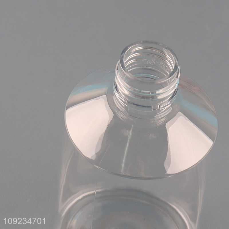 Top products clear plastic bottle empty bottle mushroom cap lotion bottle
