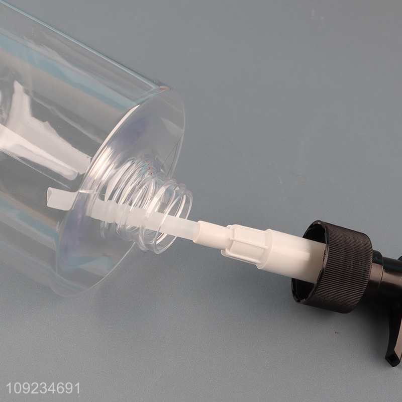 China factory bathroom accessories clear liquid soap dispenser for sale