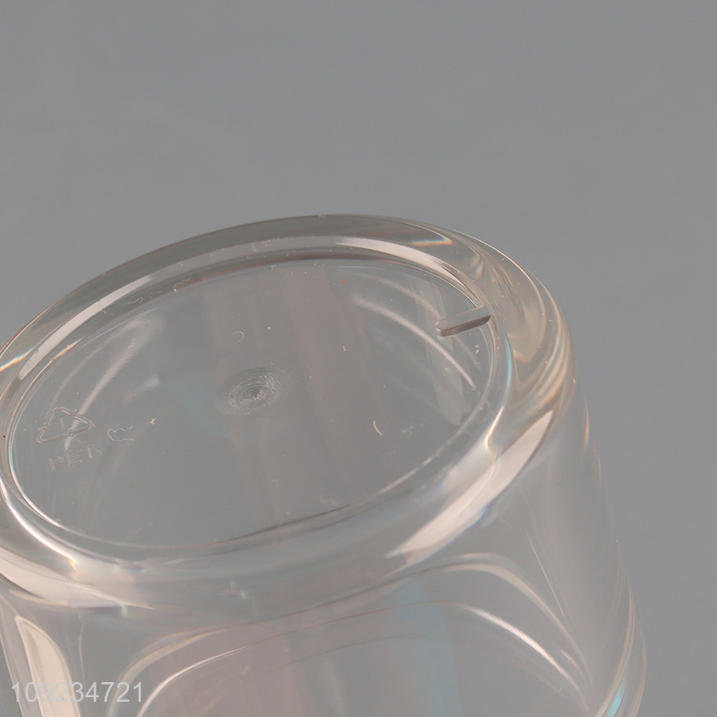 Yiwu market portable plastic empty jar cream jar with lid