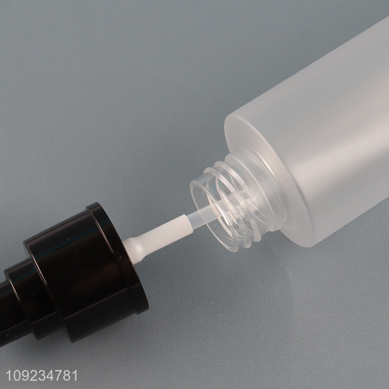 Best selling plastic empty bottle frosted bottle pressure lotion bottle
