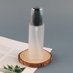 Best selling plastic empty bottle frosted bottle pressure lotion bottle