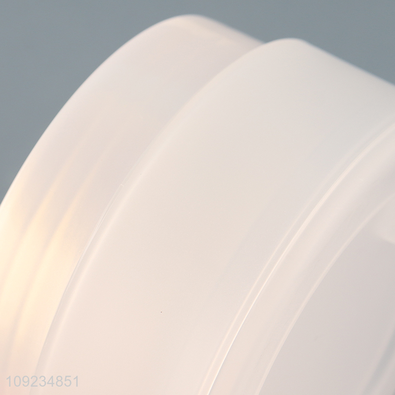 Top quality round plastic empty jar skin care cream jar with lid