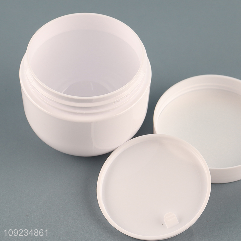 Good selling plastic empty jar cream jar with lid wholesale