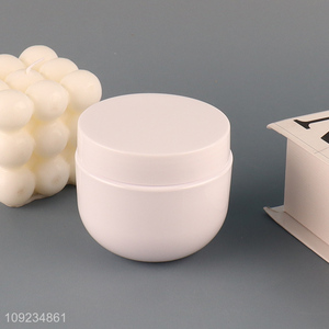 Good selling plastic empty jar cream jar with lid wholesale