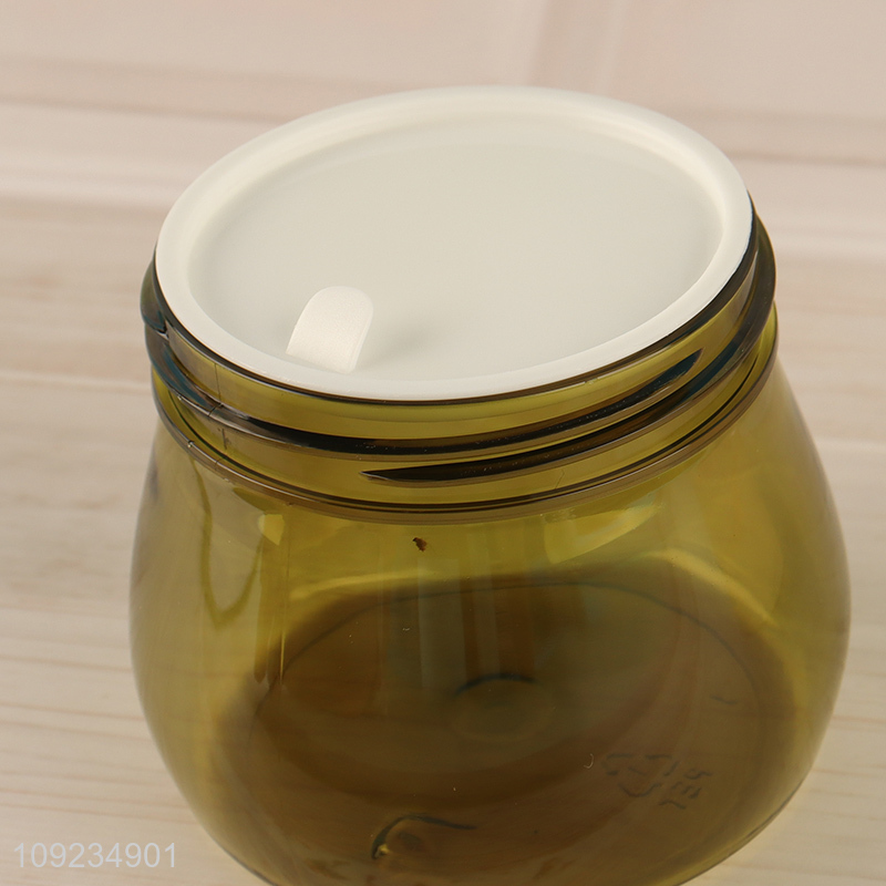 Popular products plastic empty jar facial mask jar with lid