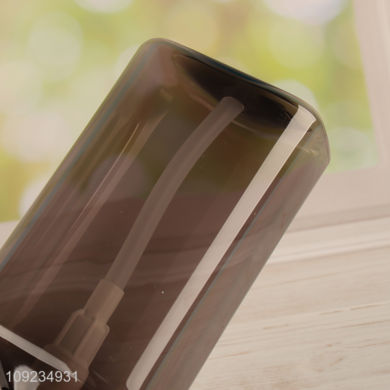 Good quality plastic empty bottle bathroom shampoo pressure pump bottle