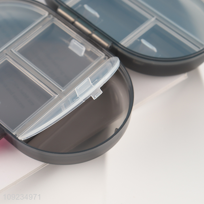 China products portable travel plastic medicine storage box pill box with lid