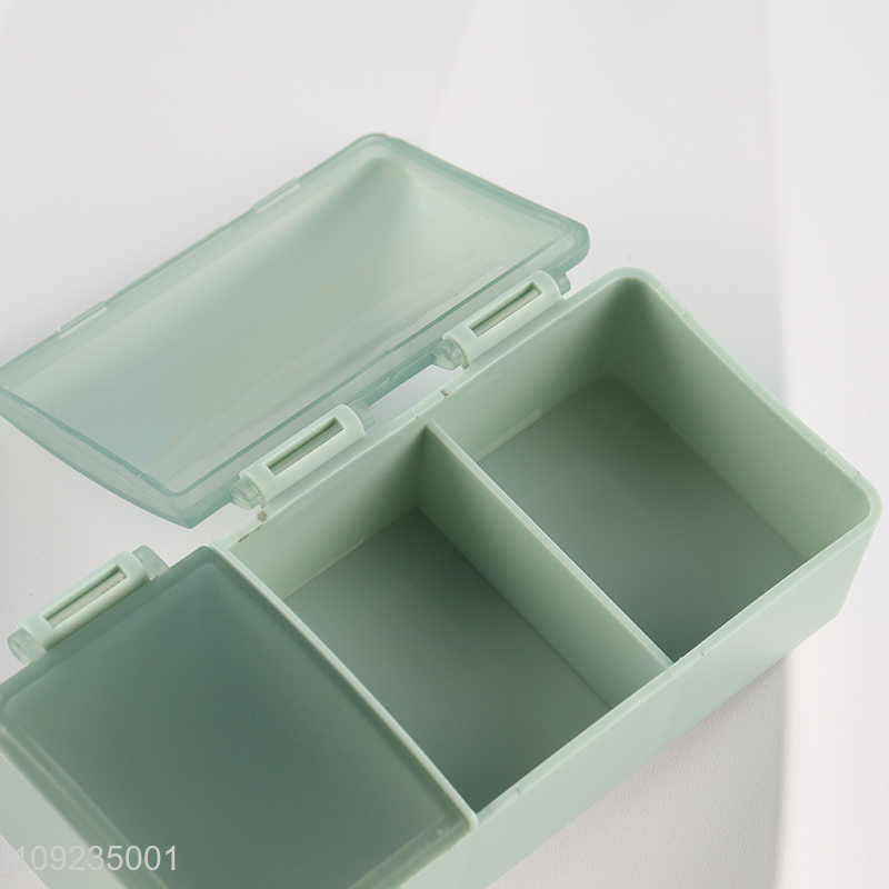 Hot products portable medicine storage box pill box with lid