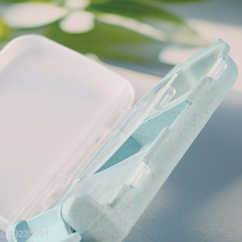 Yiwu market travel portable medicine storage box pill box with lid
