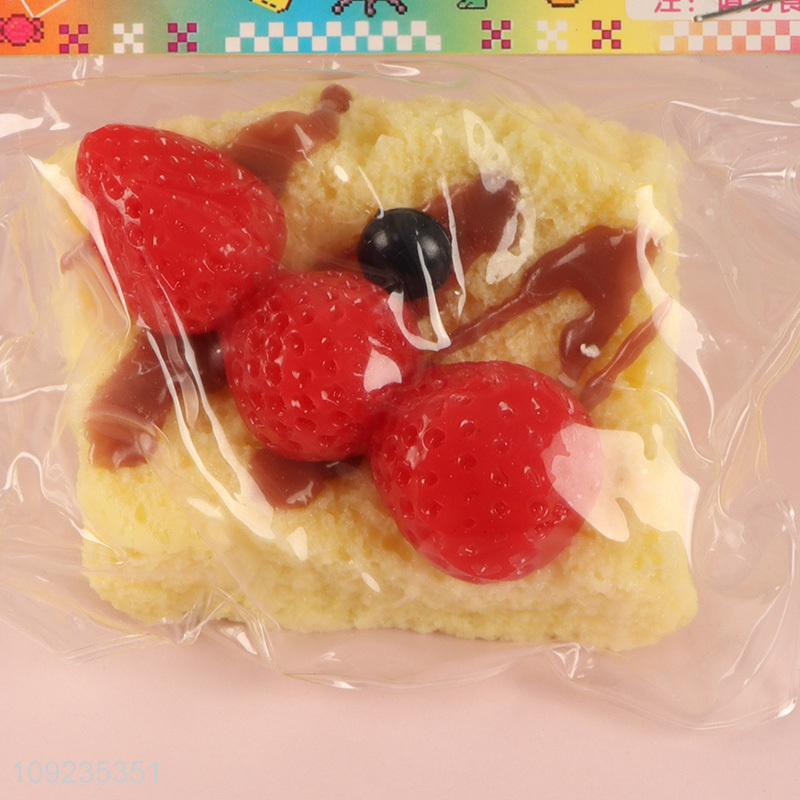 New Arrival Artificial Food Squishy Toy Squeeze Anxiety Relief Stress Toy