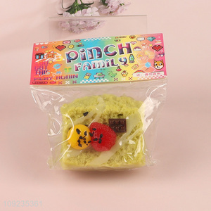 Hot Selling Artificial Food Squishy Toy Soft Squeeze Stress Relief Toy