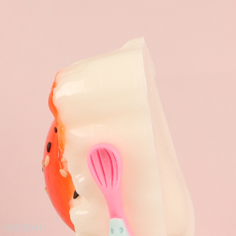 Factory Supply Artificial Food Squishy Squeeze Toy Stress Relief Fidget Toy