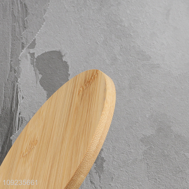 Good Quality Round Bamboo Cheese Cake Serving Tray with Cover