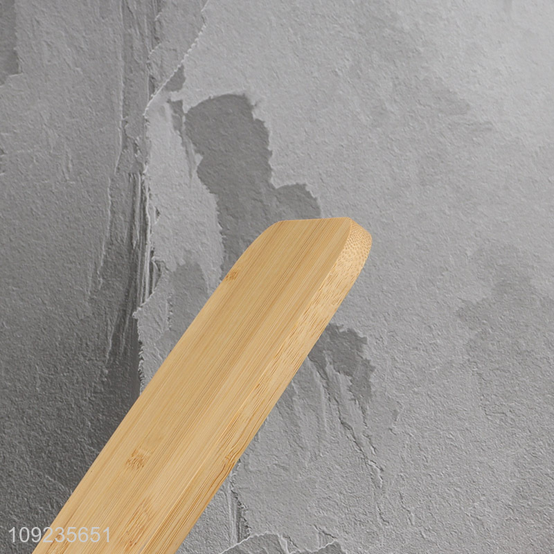 Hot Selling Rectangular Bamboo Cake Tray with Clear Plastic Cover