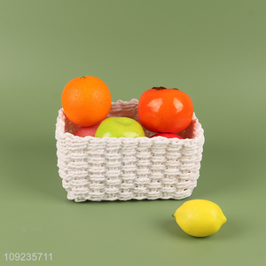 High Quality Paper Rope Storage Basket Multi-Purpose Woven Storage Basket