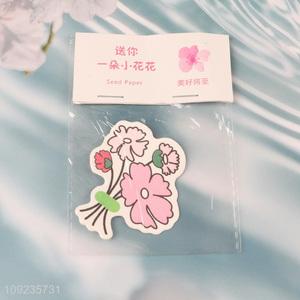 Wholesale Plantable Seed Paper Card Flower Seed Paper Card Wedding Gift