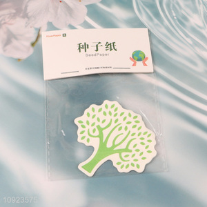 Factory Supply Plantable Seed Paper Card Party Favors for Guests