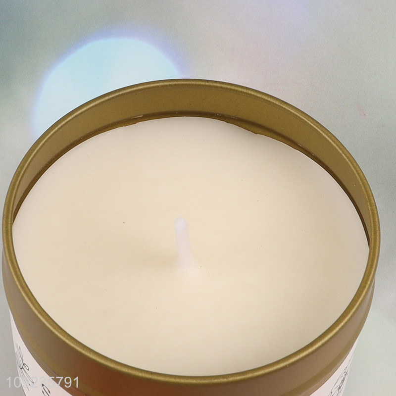 Wholesale Rose Scented Soy Wax Candle Long Lasting Scented Jar Candle