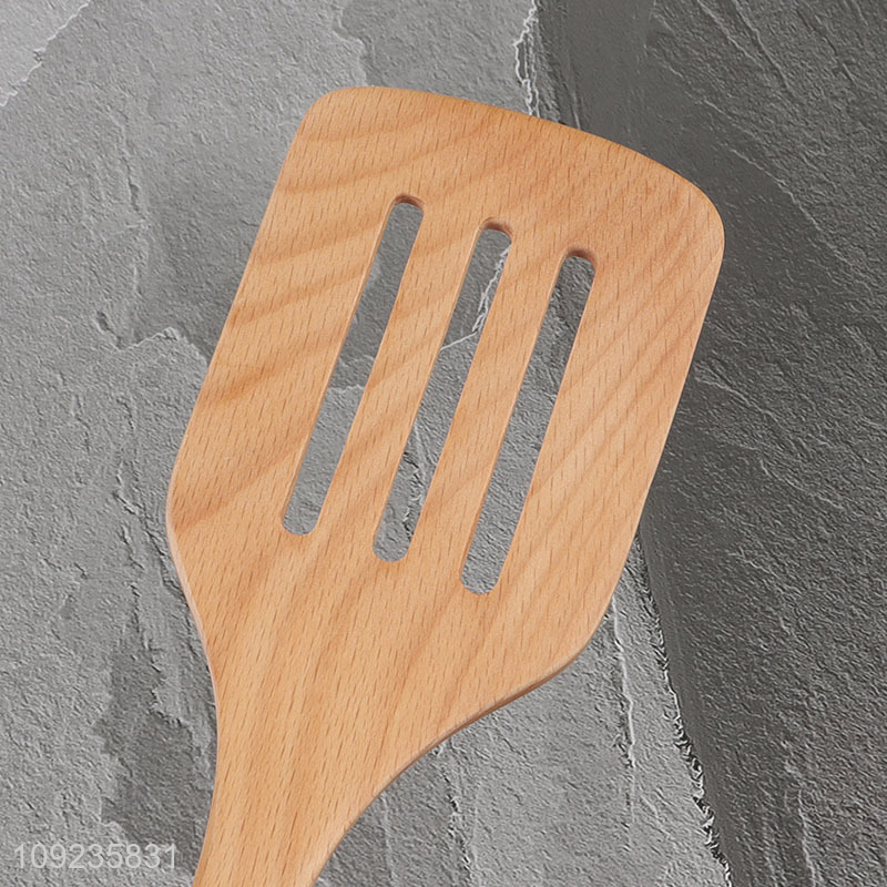 Hot Selling Wooden Slotted Spatula Flat Wooden Spatula For Cooking