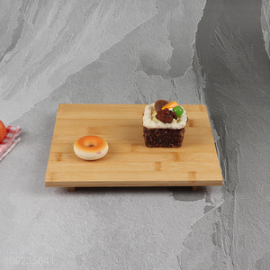 Wholesale Bamboo Sushi Board Cutting Tray Sashimi Serving Geta Plates