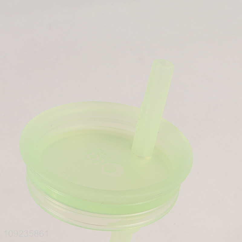 New Product 5Oz 150Ml Silicone Baby Training Cup with Lid & Straw