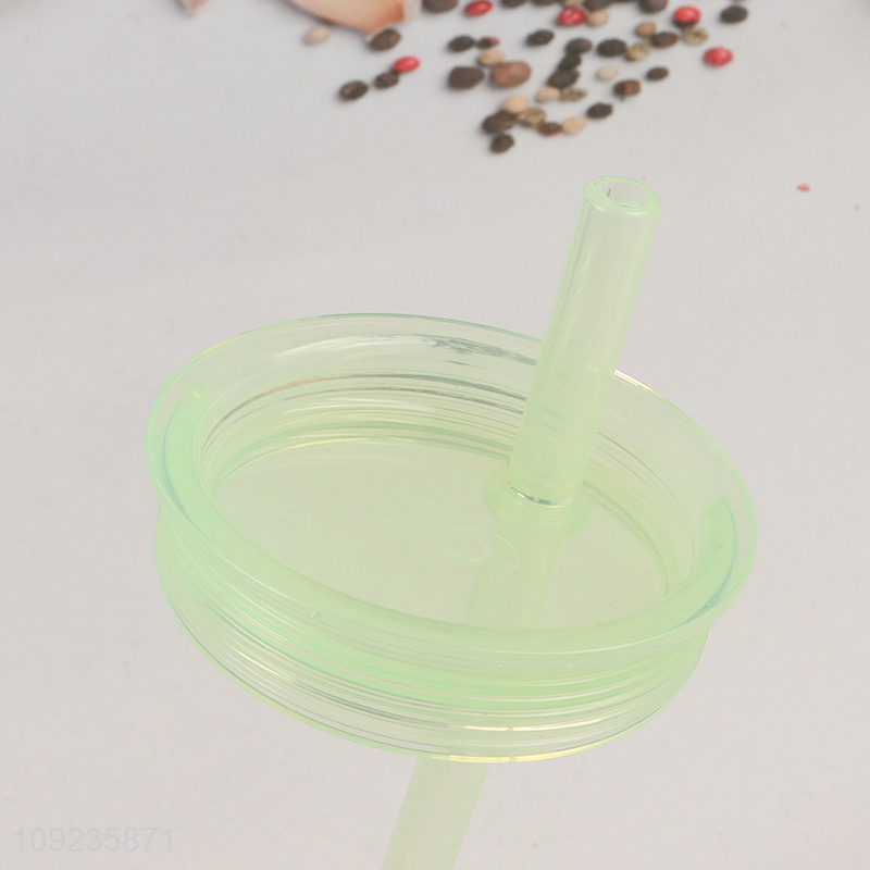 High Quality 9Oz 270Ml Silicone Training Cup with Straw & Lid for Baby