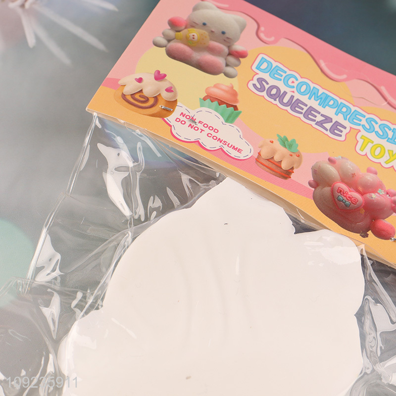 Hot selling puppy shape tpr squeeze toys anti-stress toys for kids adult