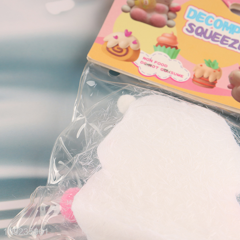 Hot products cartoon rabbit non-toxic tpr squeeze toys for sale