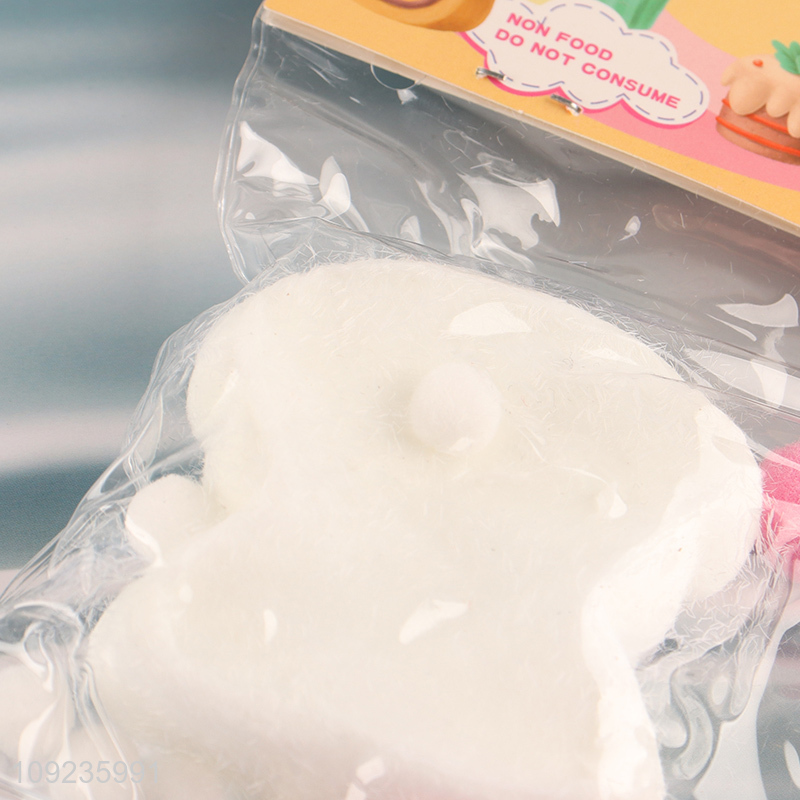 Low price cartoon puppy non-toxic tpr squeeze toys for kids adult