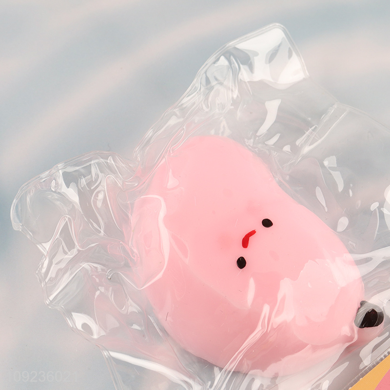 Top selling cartoon banana shape tpr squeeze toys stress relief toys wholesale