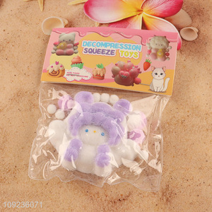 New product cartoon non-toxic tpr squeeze toys stress relief toys for sale