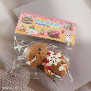 New arrival cartoon dog non-toxic tpr squeeze toys stress relief toys for sale