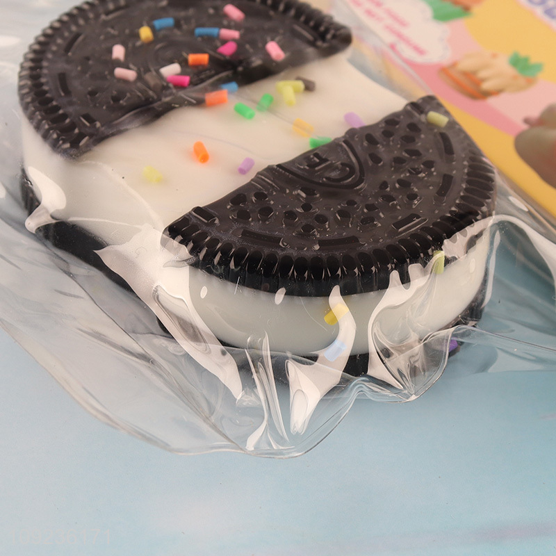 New arrival cookies shape non-toxic tpr squeeze toys stress relief toys for sale
