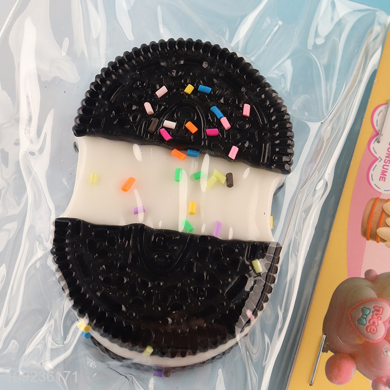 New arrival cookies shape non-toxic tpr squeeze toys stress relief toys for sale