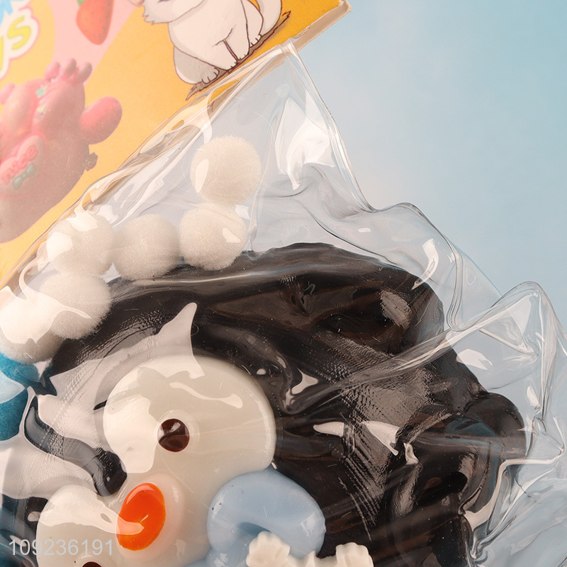Hot selling cartoon penguin shape tpr squeeze toys stress relief toys wholesale