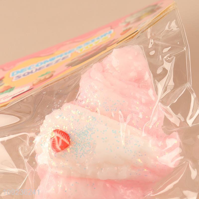 Good quality dessert series tpr squeeze toys stress relief toys for sale